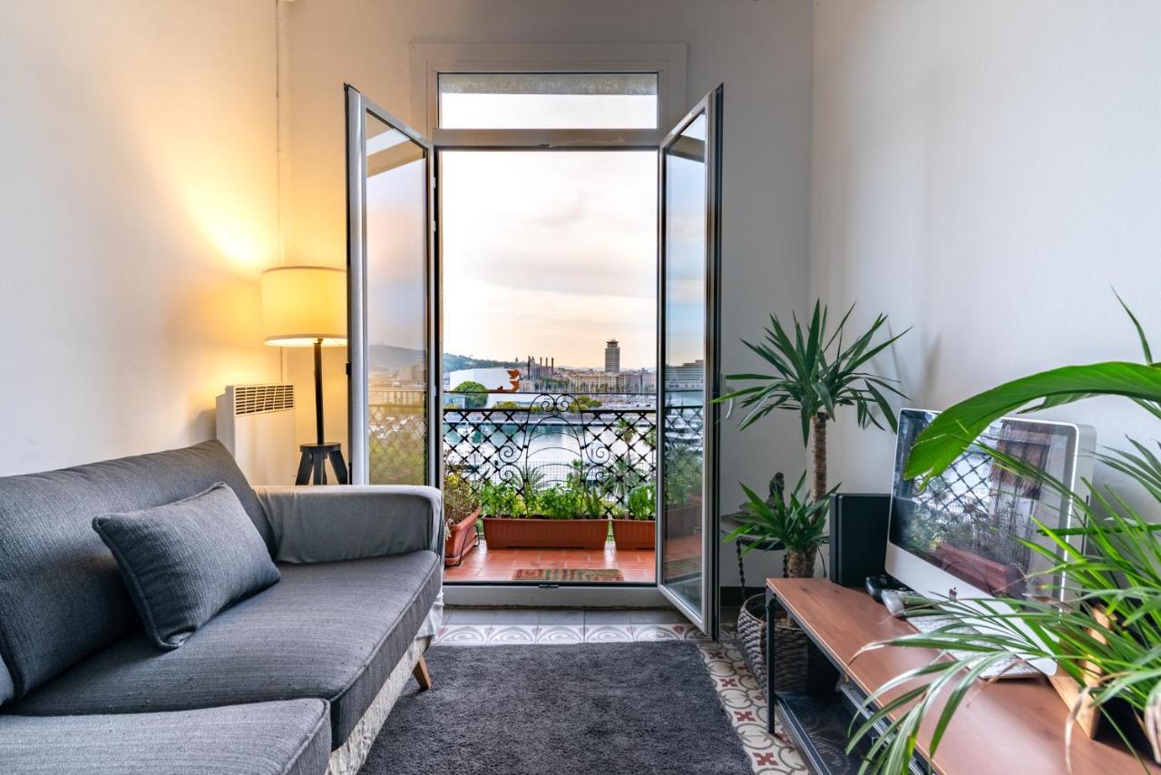 Superb Cute Flat Barcelona Bests View On The Sea For Couple Extérieur photo