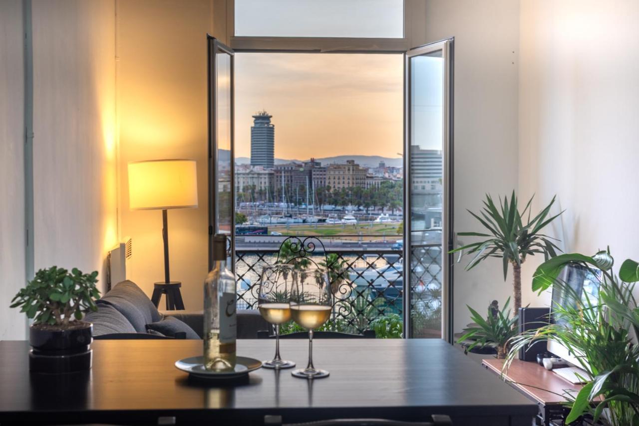 Superb Cute Flat Barcelona Bests View On The Sea For Couple Extérieur photo